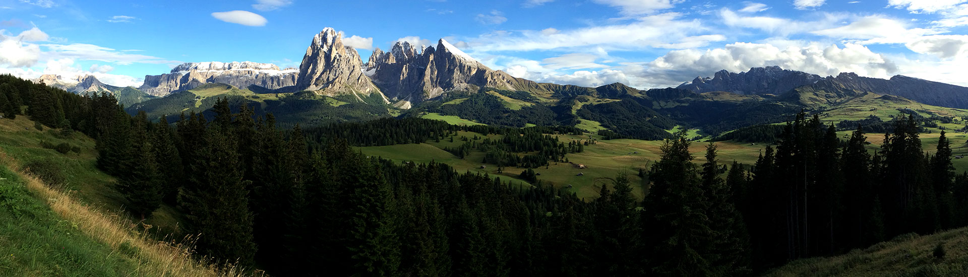 Von St. Ulrich auf die Seiser